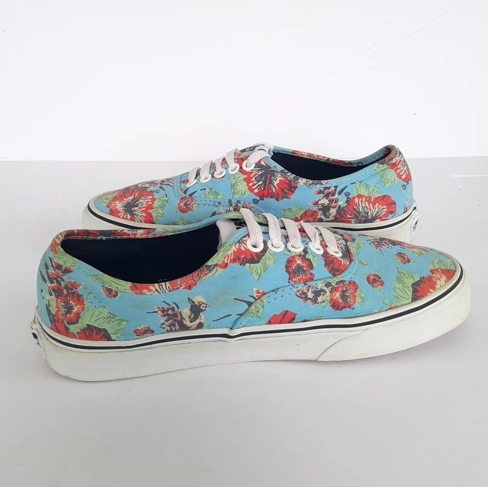 Vans Star Wars Yoda Floral Sneakers M6.5/W8